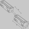 Коннектор питания MAYTONI EXILITY TRA034CPC-42B-5-1 прямой гибкий 5см черный