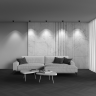Потолочный светильник MAYTONI ALFA LED C064CL-5W4K-SQ-B