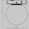 Трековый светильник MAYTONI LUNA LEVITY TR185-1-3W2.7K-B