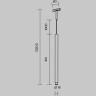 Трековый светильник MAYTONI SKIM LEVITY TR191-1-3W4K-M-B