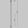 Трековый светильник MAYTONI WAIST ELASITY TR168-1-7W3K-M-B
