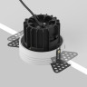 Встраиваемый светильник MAYTONI ROUND DL058-12W3K-TRS-B