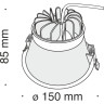 Встраиваемый светильник MAYTONI STELLA DL039-L15W3K